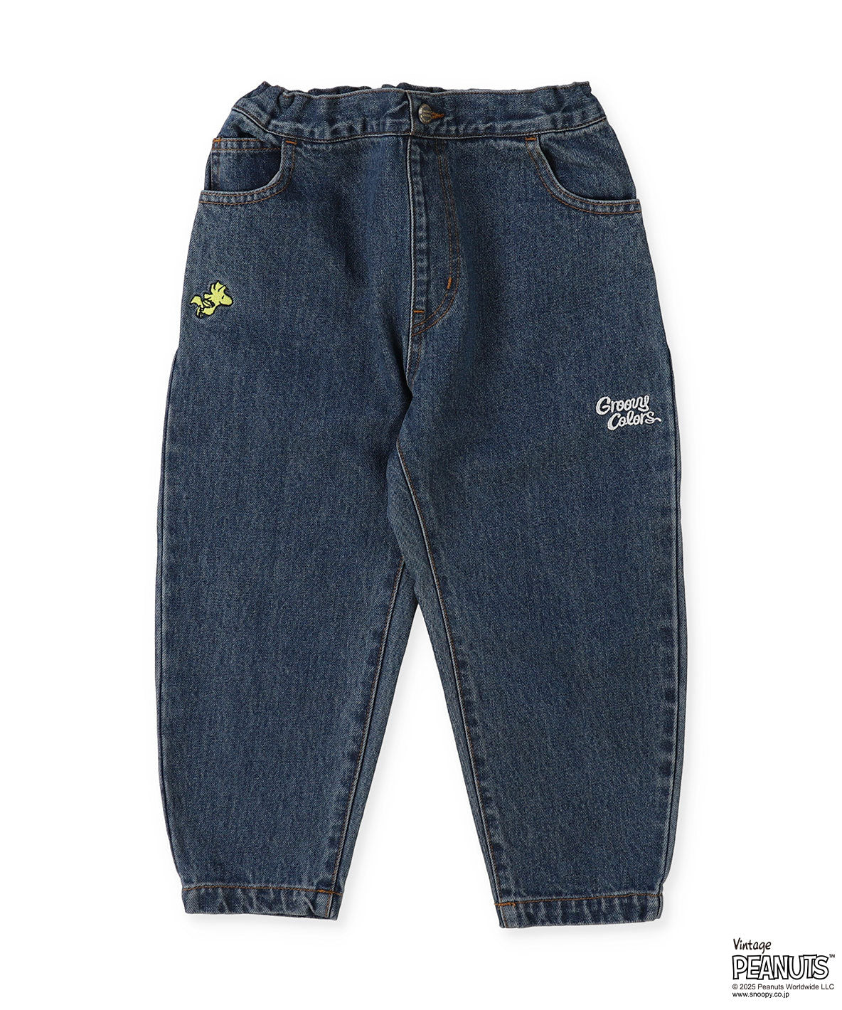 Uneven Denim SNOOPY Pants