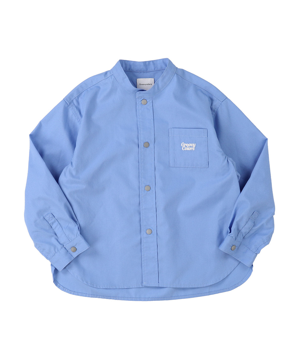 Broadcloth Band Collar Shirt