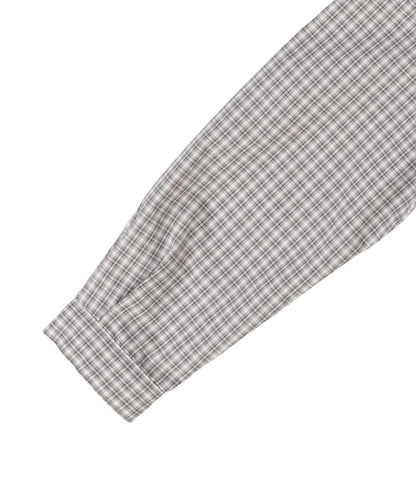 Mini Plaid BUDDY Band Collar Shirt