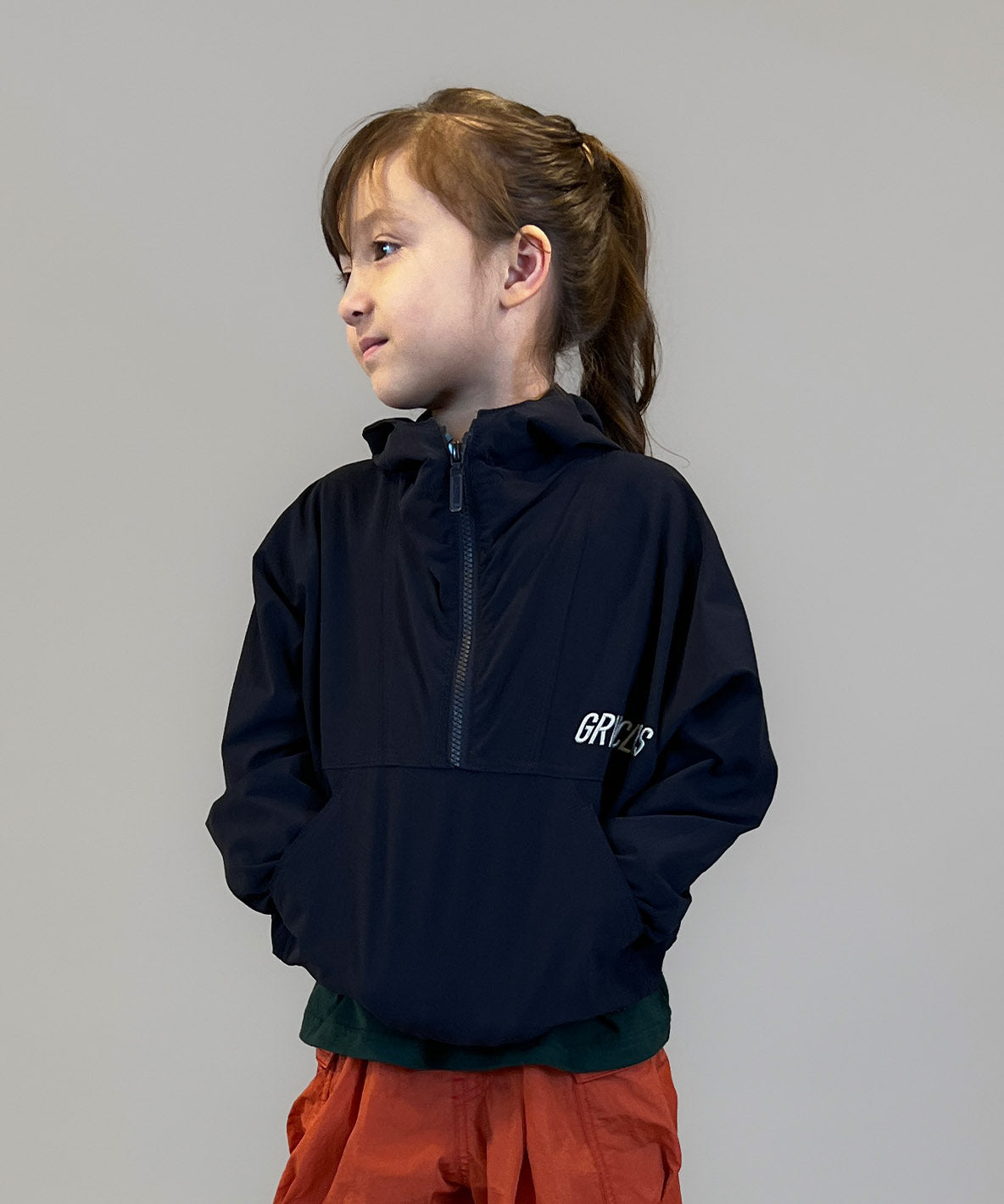 Nylon 4way stretch Pullover