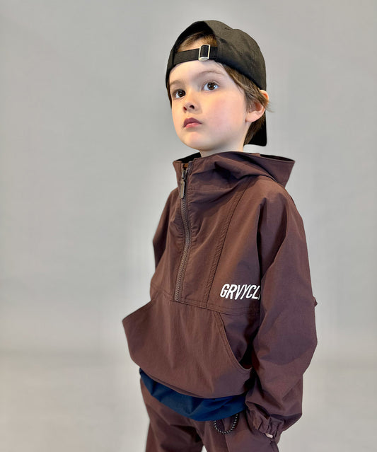 Nylon 4way stretch Pullover