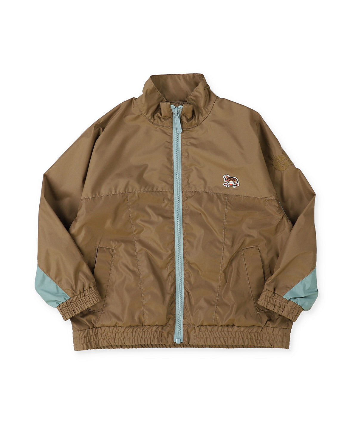 Recycled Polyester 2tone Zip Jacket