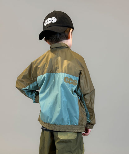 Recycled Polyester 2tone Zip Jacket