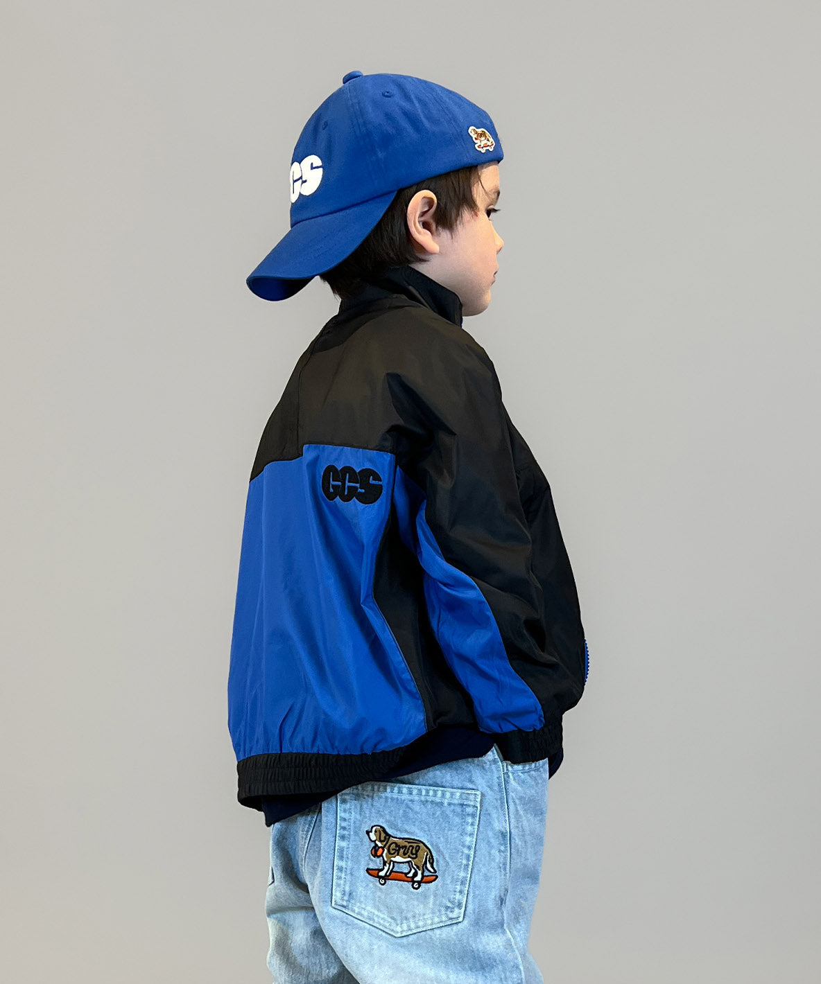 Recycled Polyester 2tone Zip Jacket