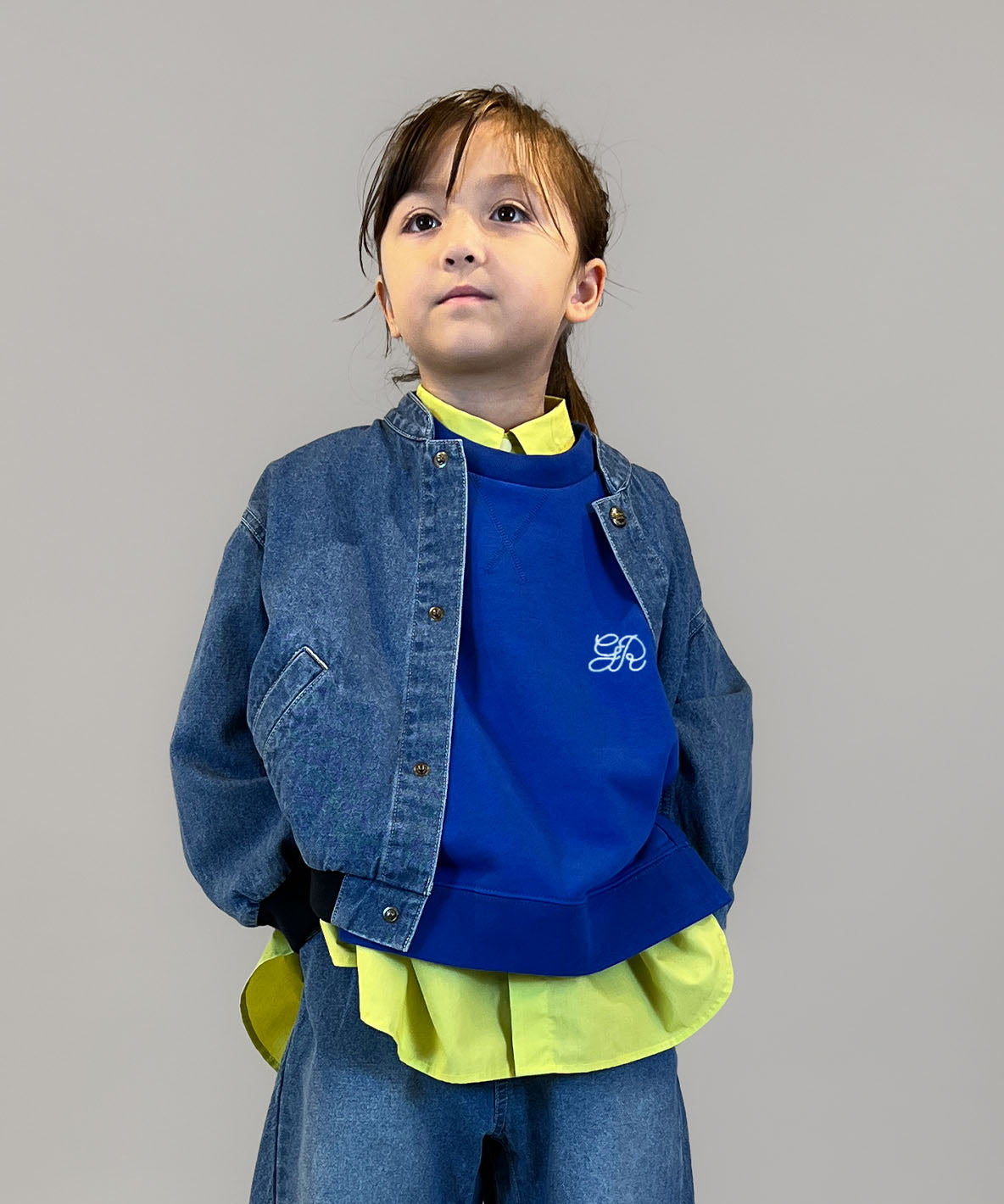 8oz Denim Stand-collar Jacket