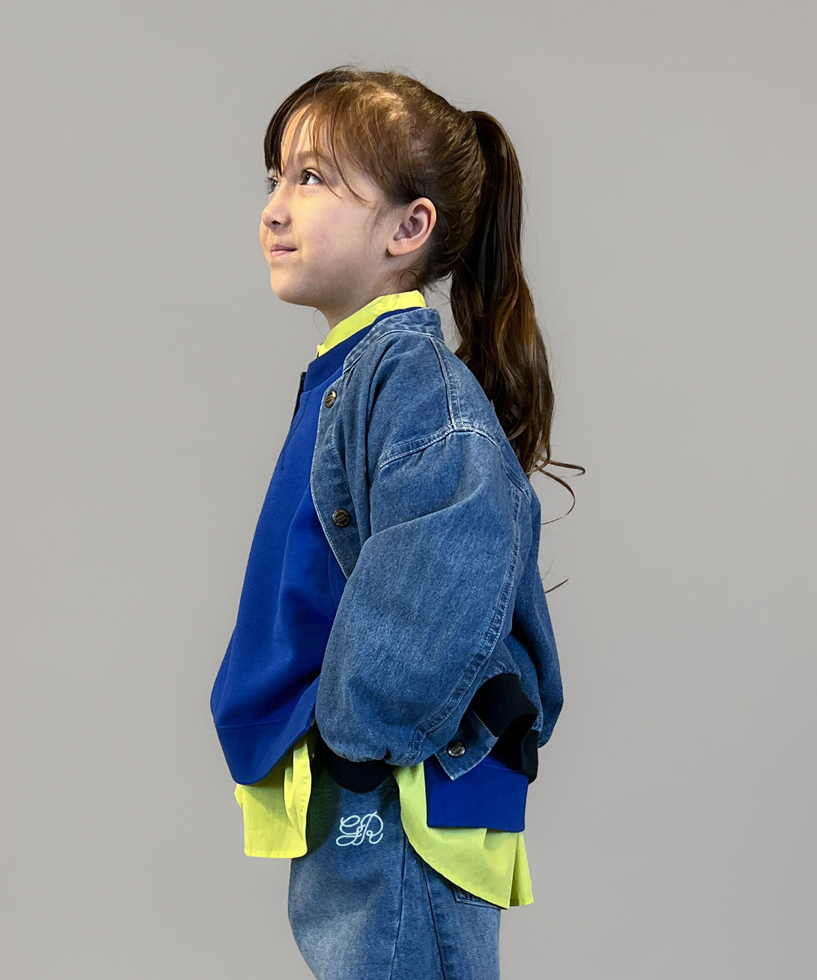 8oz Denim Stand-collar Jacket