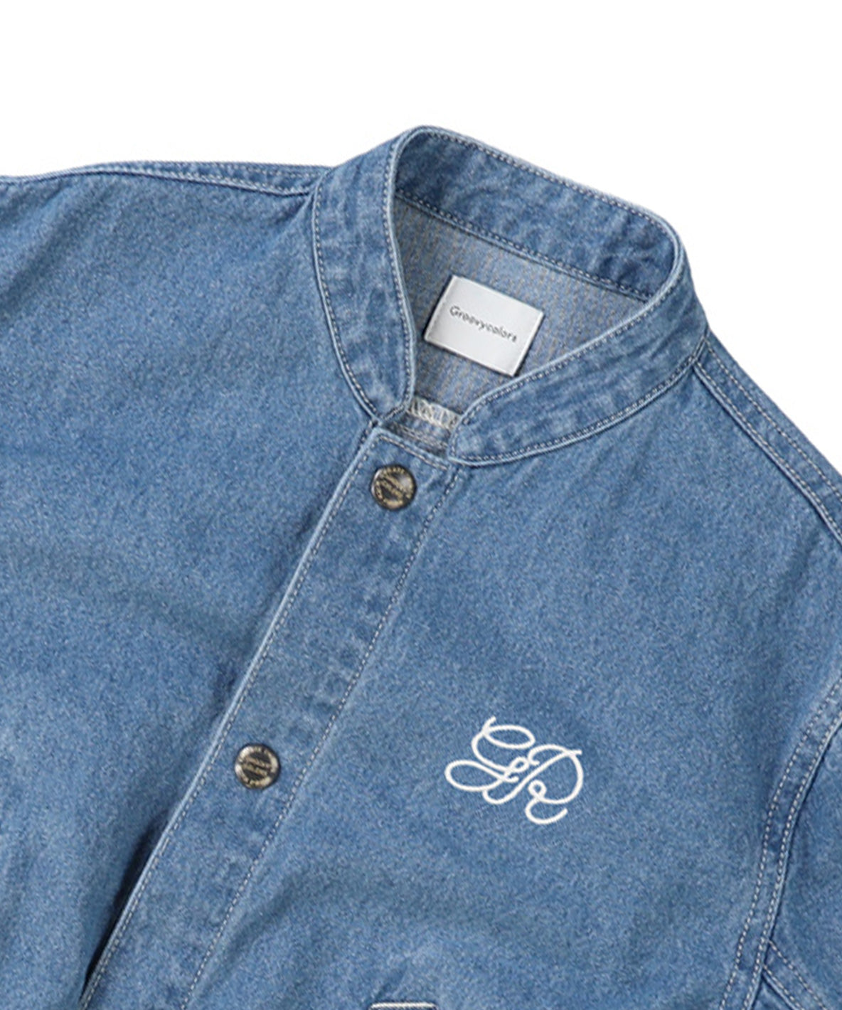 8oz Denim Stand-collar Jacket