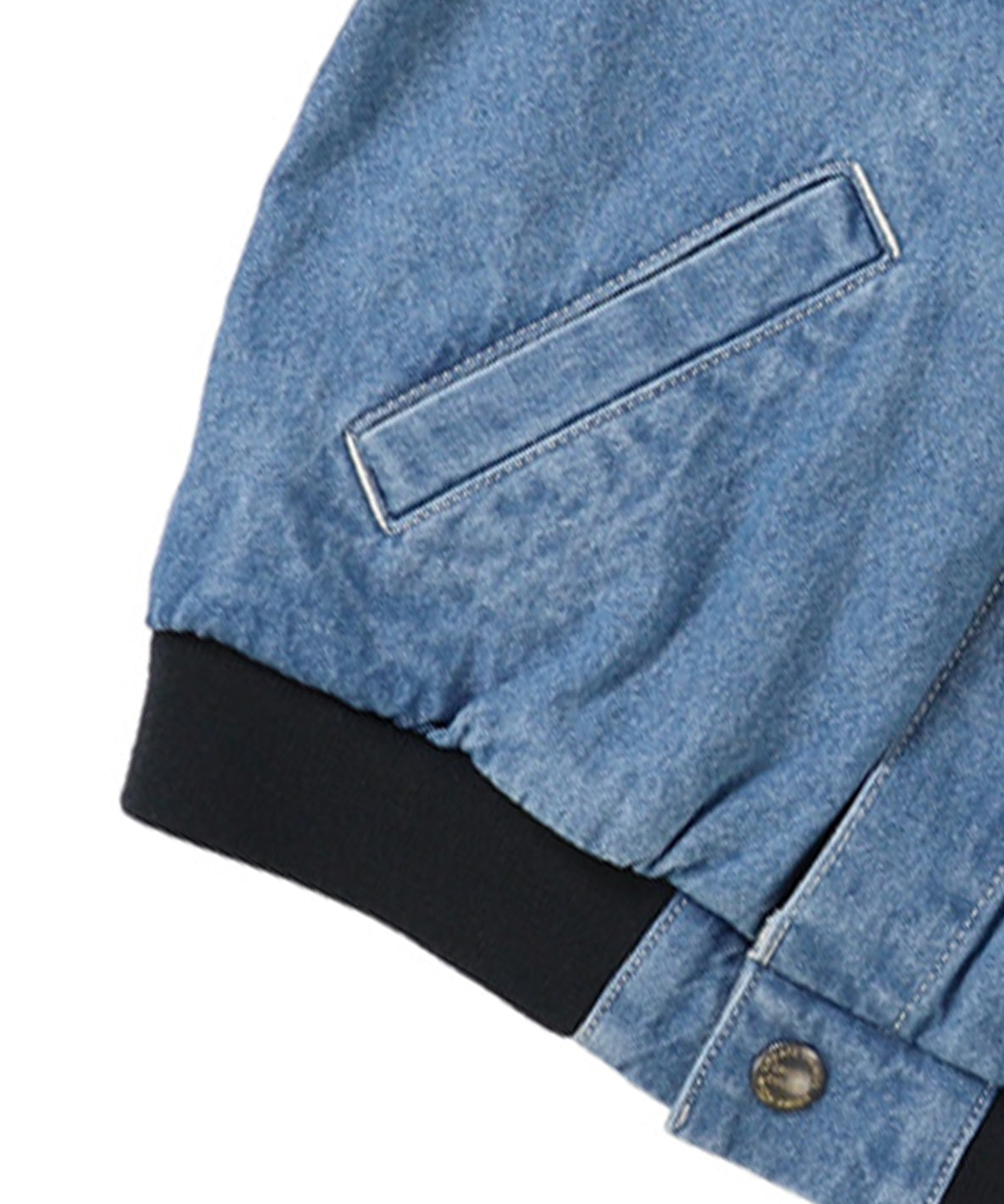 8oz Denim Stand-collar Jacket