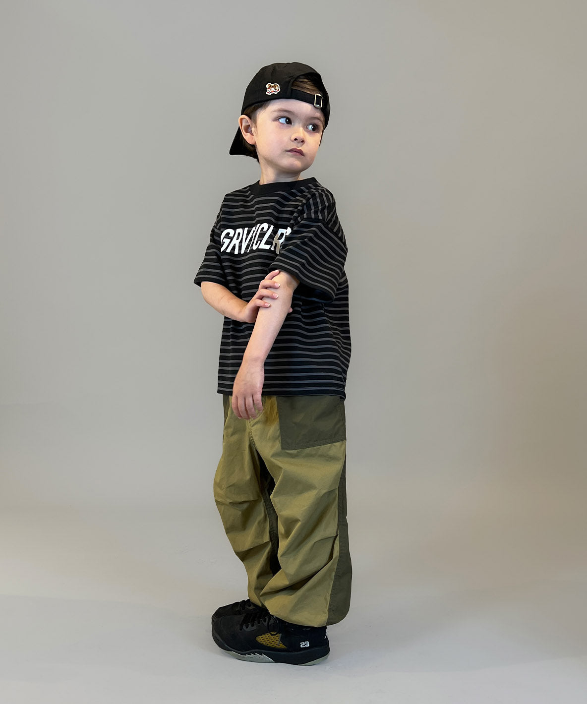Striped GRVYCLRS Tee