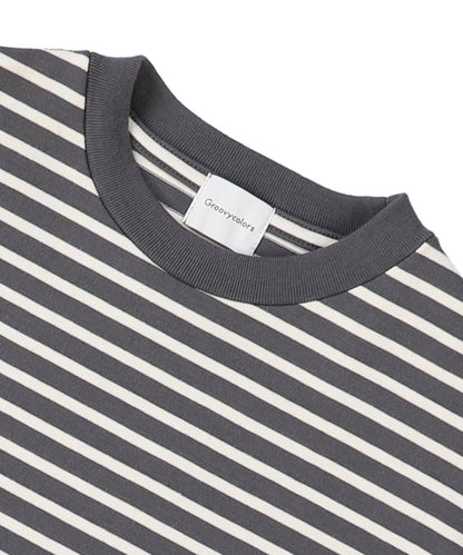 Striped GRVYCLRS Long Sleeve Tee