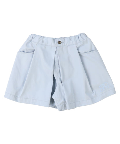Twill Front-tuck Culottes