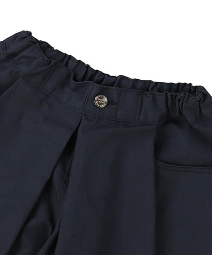 Twill Front-tuck Culottes