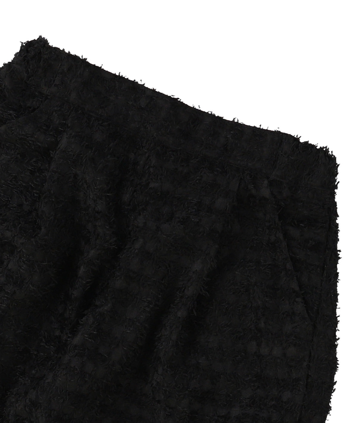 Sheer Shaggy Jacquard Long Pants