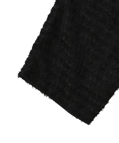 Sheer Shaggy Jacquard Long Pants