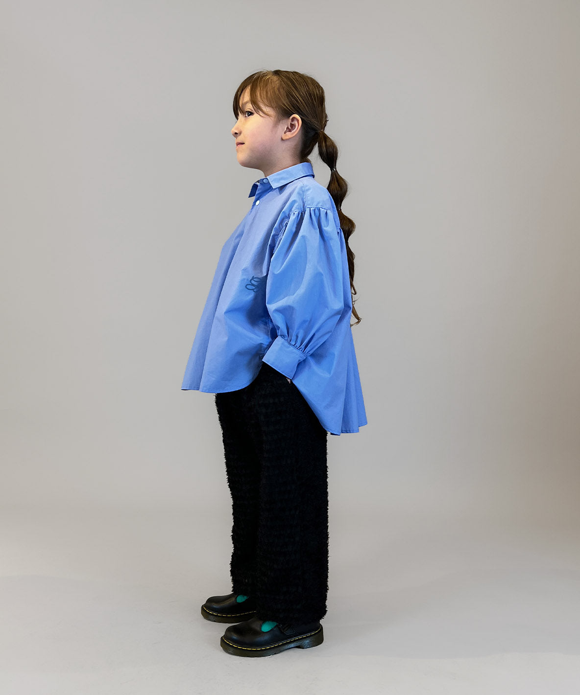 Sheer Shaggy Jacquard Long Pants