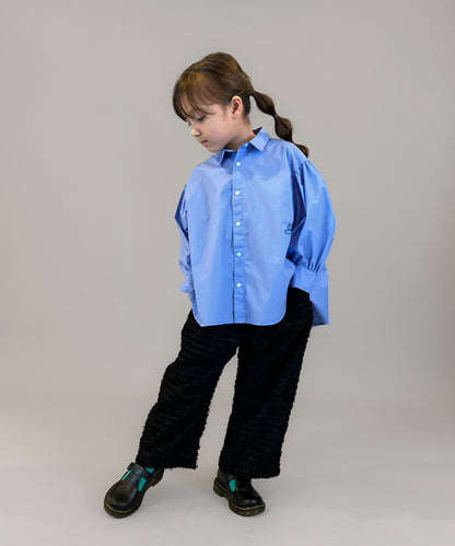 Sheer Shaggy Jacquard Long Pants