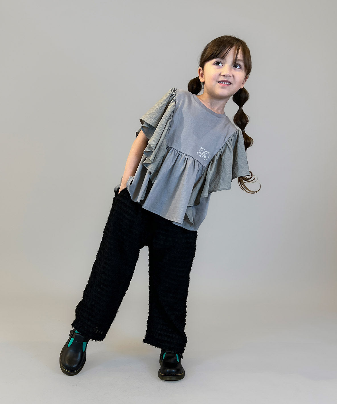 Sheer Shaggy Jacquard Long Pants