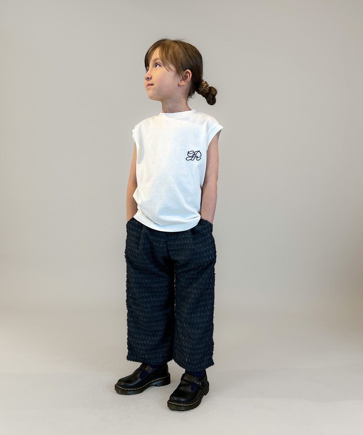 Sheer Shaggy Jacquard Long Pants