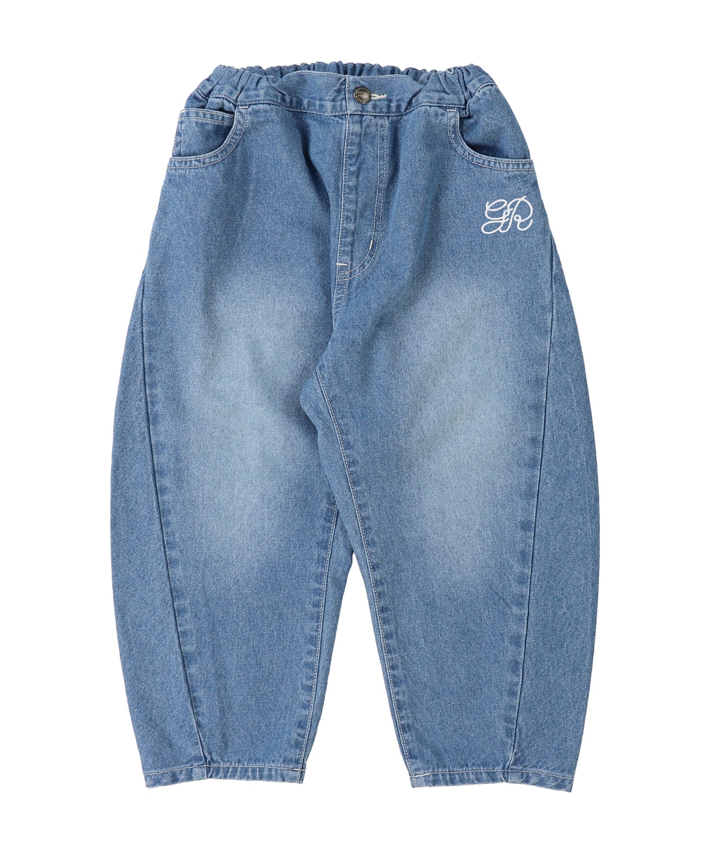 8oz Denim Barrel Leg Long Pants