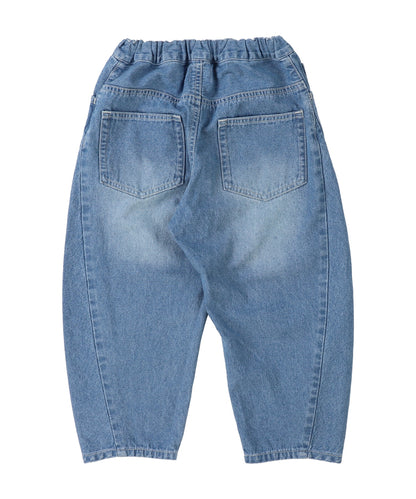 8oz Denim Barrel Leg Long Pants