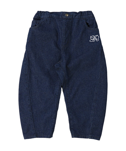8oz Denim Barrel Leg Long Pants