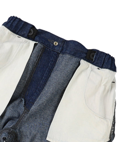 8oz Denim Barrel Leg Long Pants