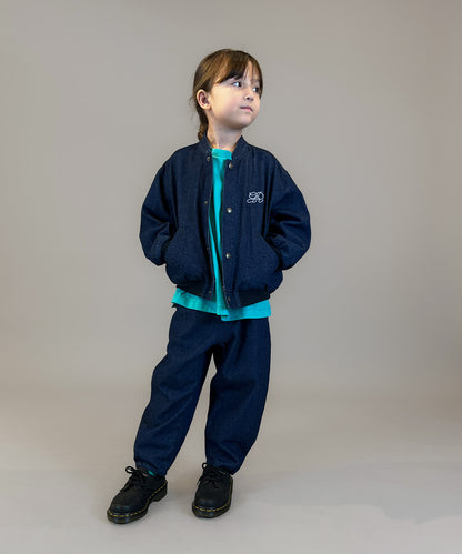 8oz Denim Barrel Leg Long Pants