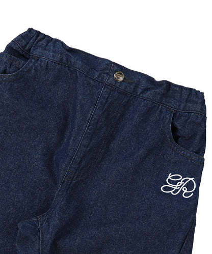 8oz Denim Barrel Leg Long Pants