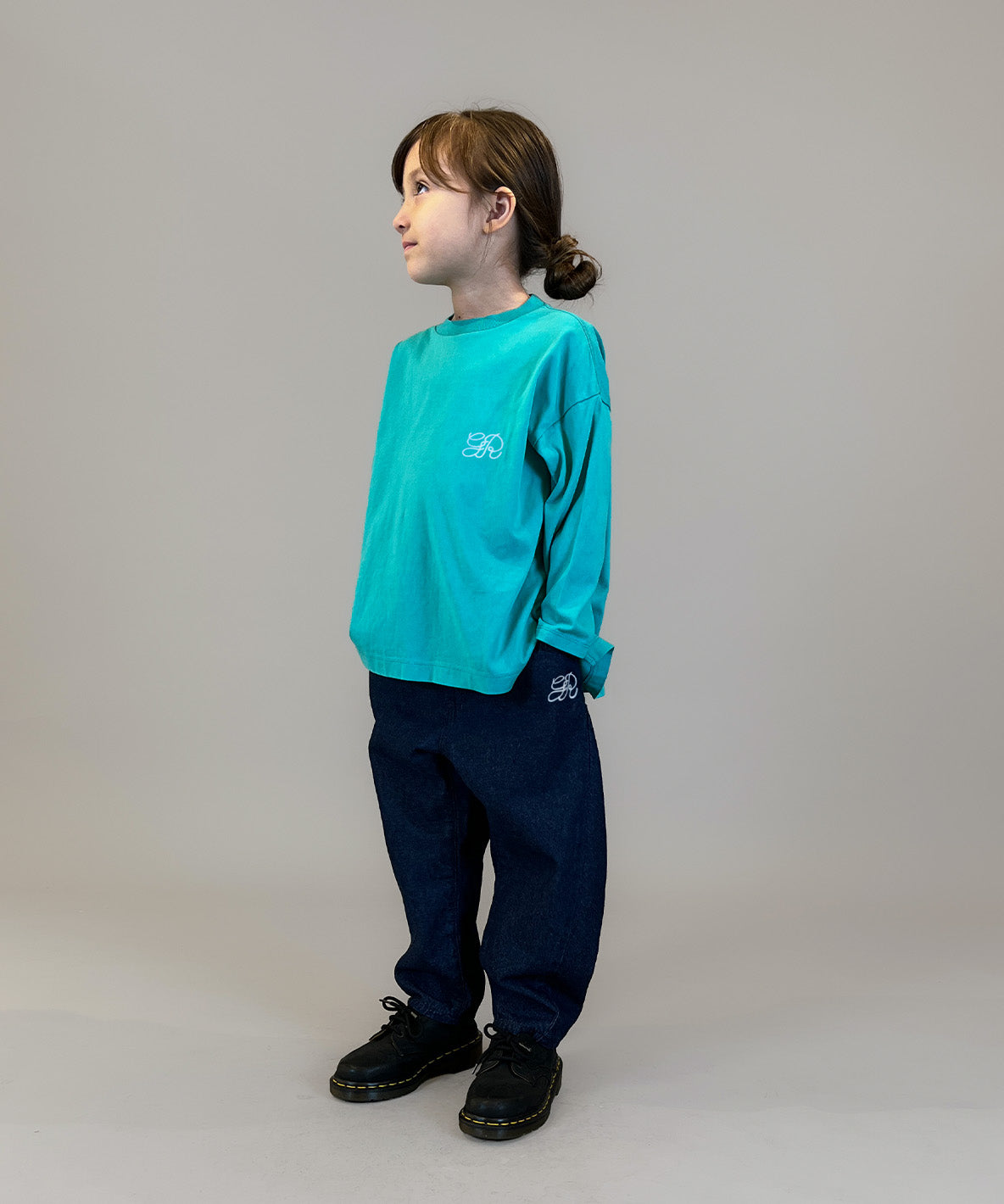 8oz Denim Barrel Leg Long Pants