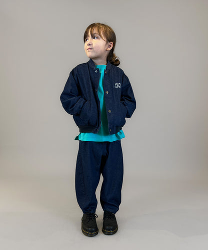 8oz Denim Barrel Leg Long Pants