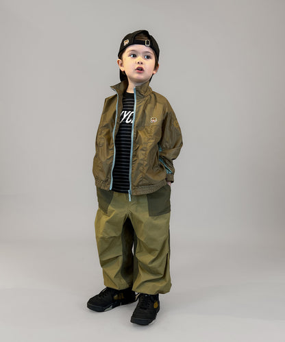 Compact Weather Cloth 2tone Long Pants