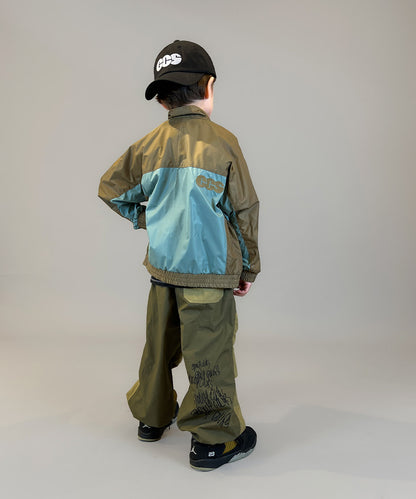 Compact Weather Cloth 2tone Long Pants