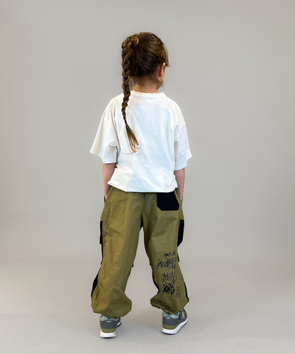 Compact Weather Cloth 2tone Long Pants