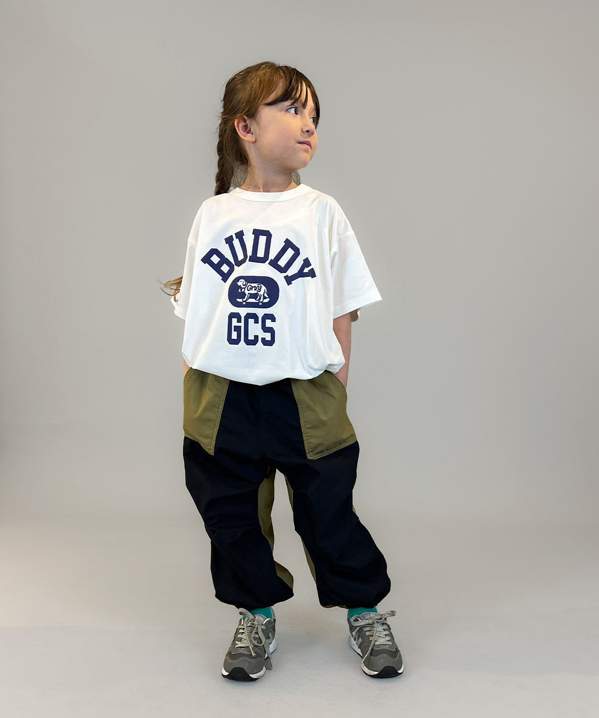 Compact Weather Cloth 2tone Long Pants