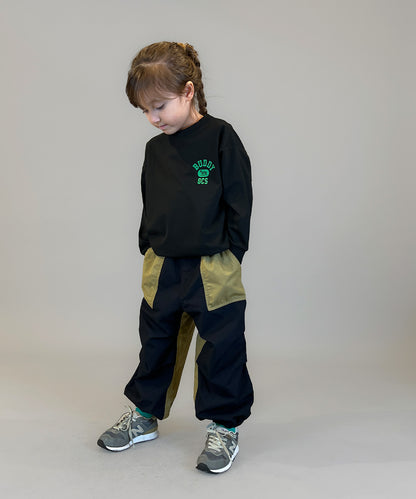 Compact Weather Cloth 2tone Long Pants