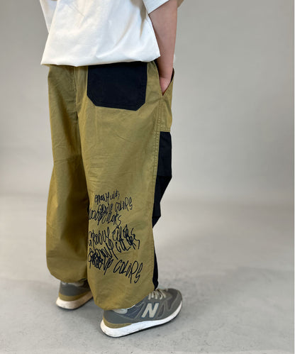 Compact Weather Cloth 2tone Long Pants