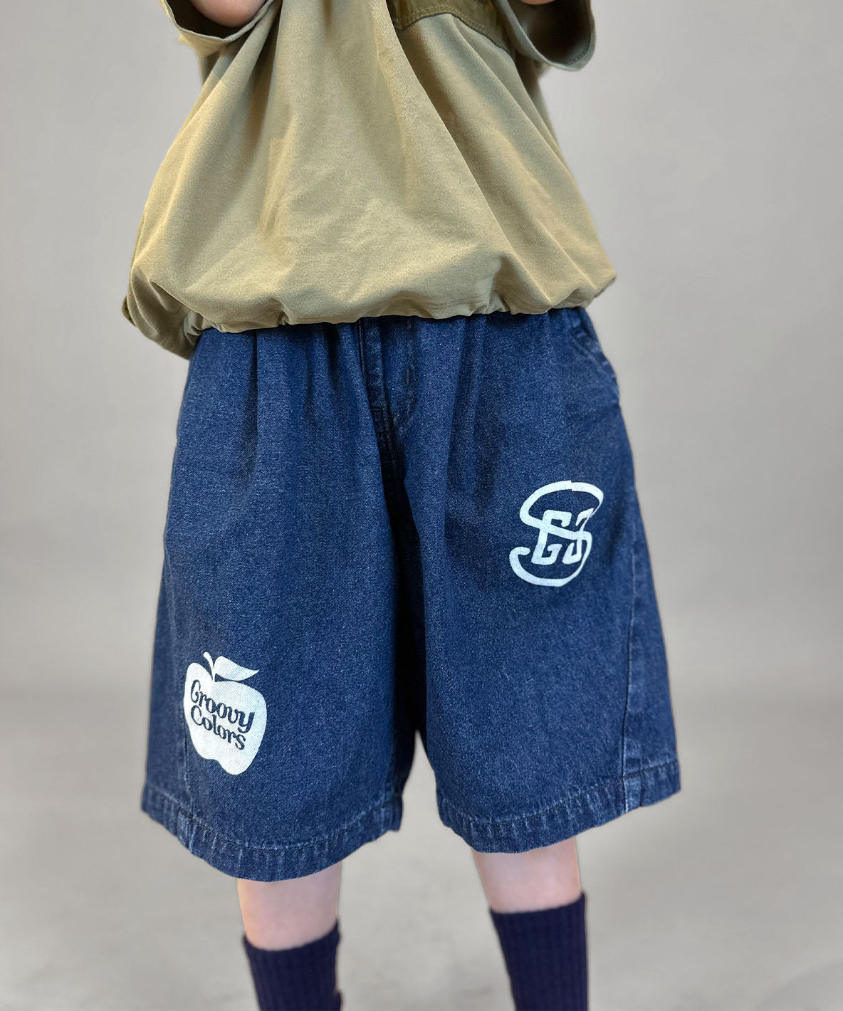 8oz Denim Graffiti Twisted Shorts – FITH ONLINE STORE