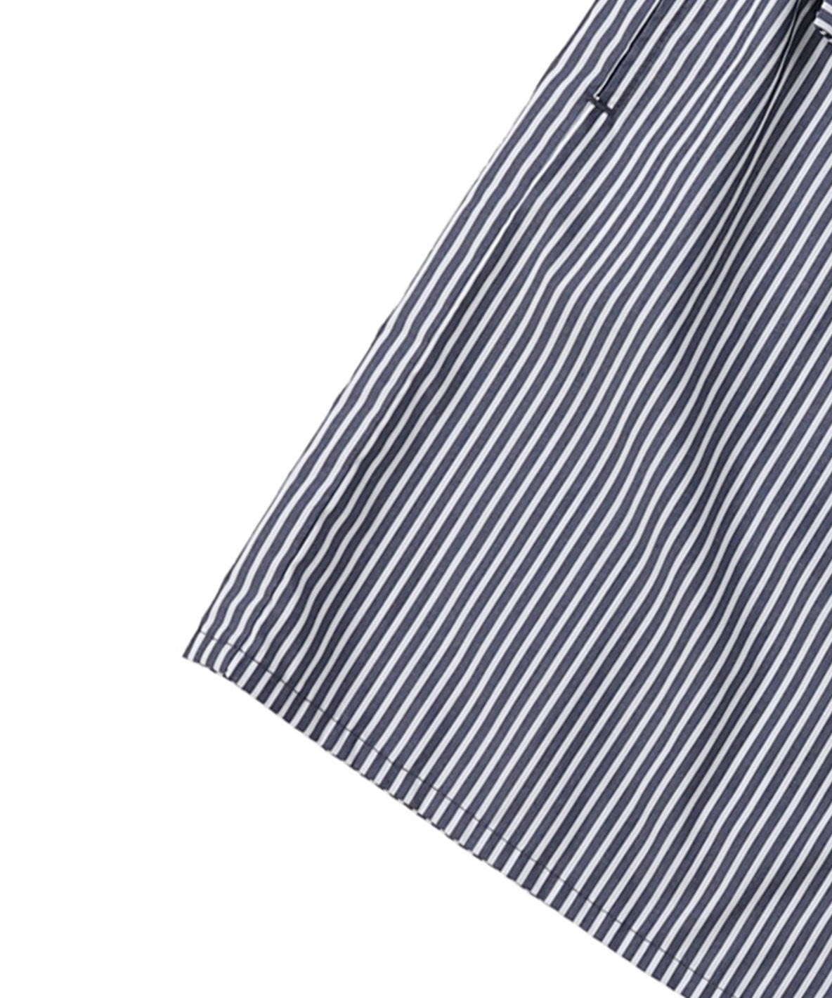 Striped Knee Length Shirt Dress