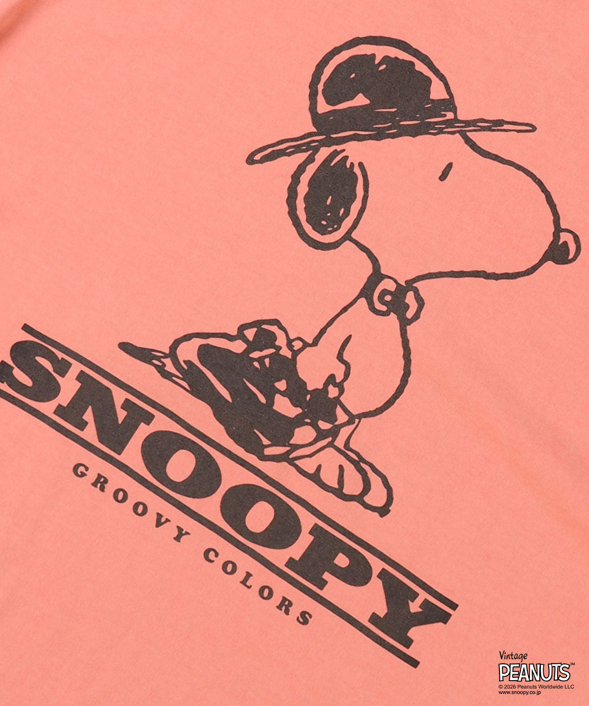 Over-dyed SNOOPY Tee(MENS)