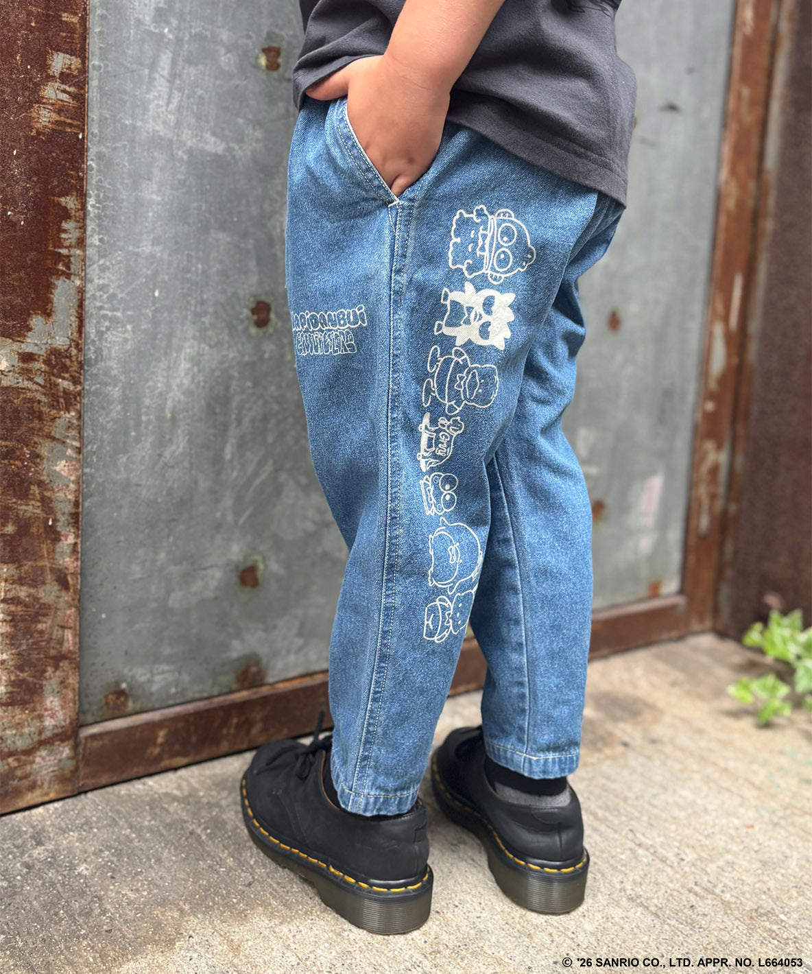 8oz Denim GC×HAPlDANBUl 2-tuck Long Pants