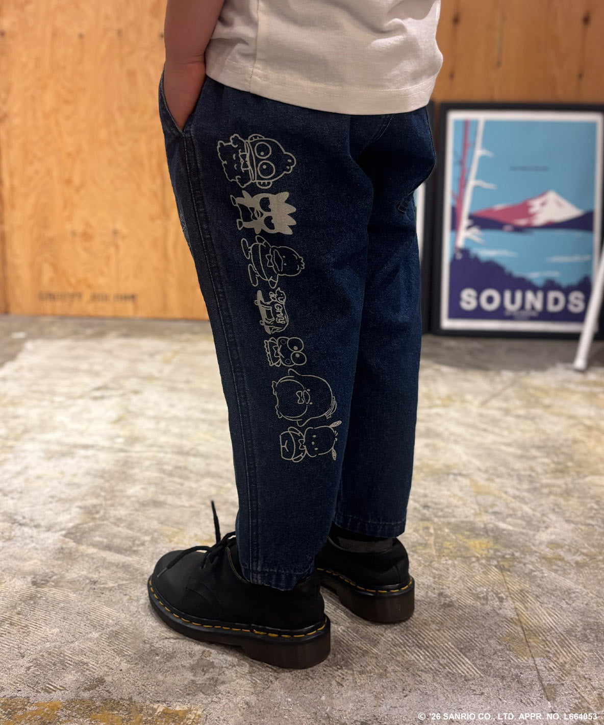 8oz Denim GC×HAPlDANBUl 2-tuck Long Pants