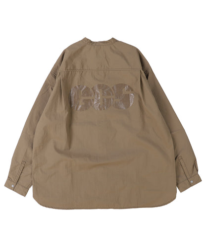Light shell Taffeta Bandcollar Shirt(MENS)