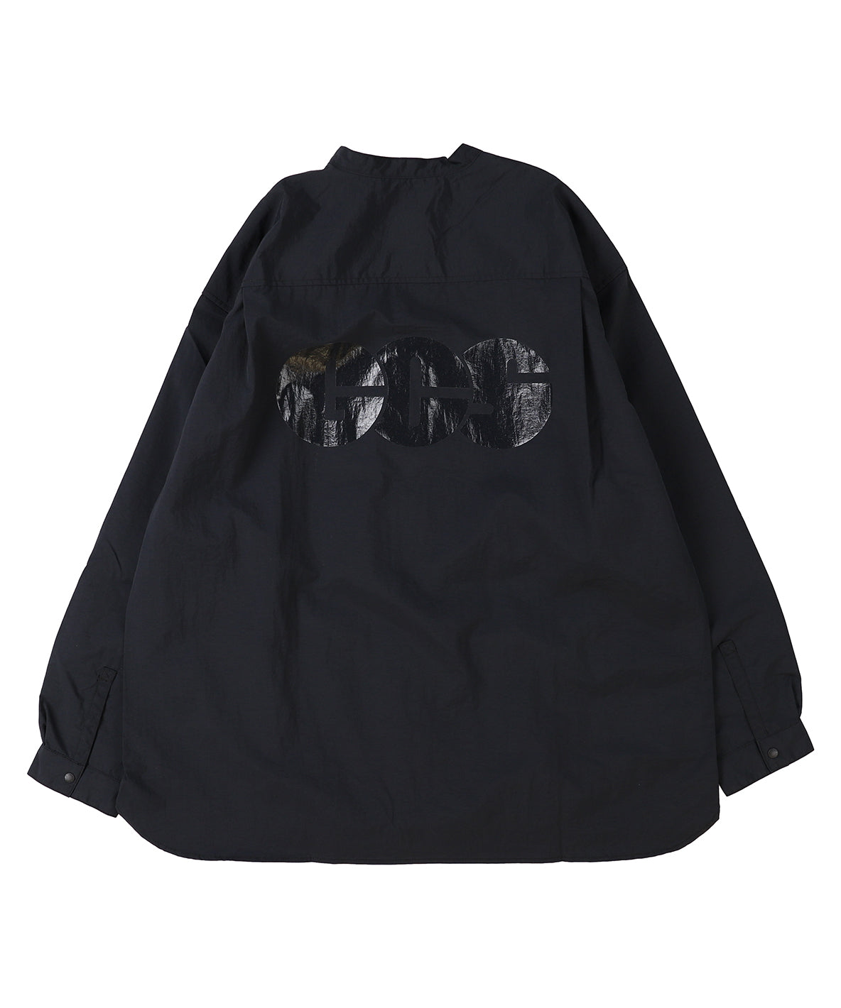 Light shell Taffeta Bandcollar Shirt(MENS)
