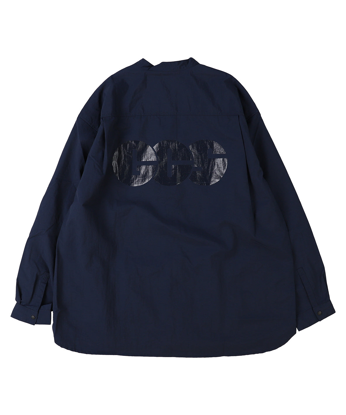 Light shell Taffeta Bandcollar Shirt(MENS)