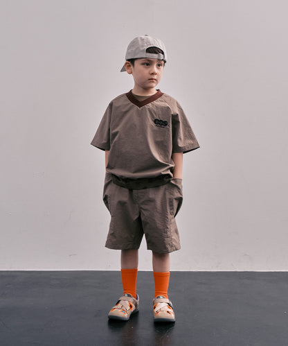Light shell Taffeta Side Pocket Shorts