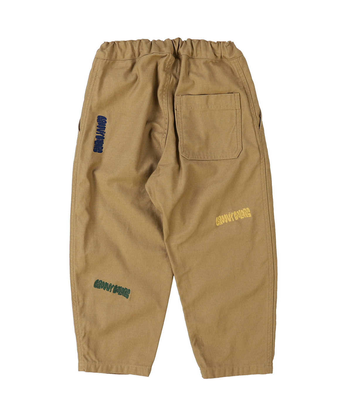 Back Satin Graffiti Balloon Pants