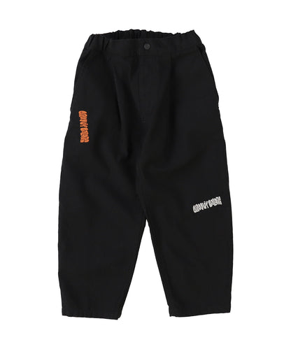 Back Satin Graffiti Balloon Pants