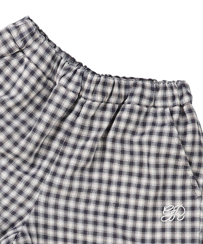 Cotton Dobby Ombre Plaid Pants