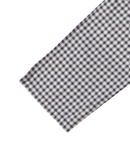 Cotton Dobby Ombre Plaid Pants