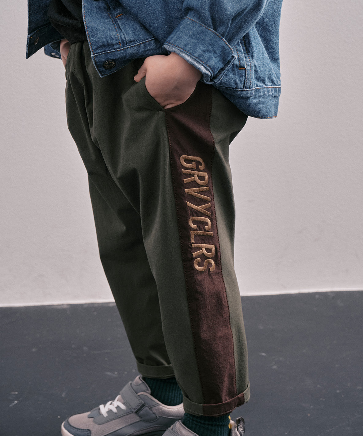 Nylon Stretch 2 Tone Pants